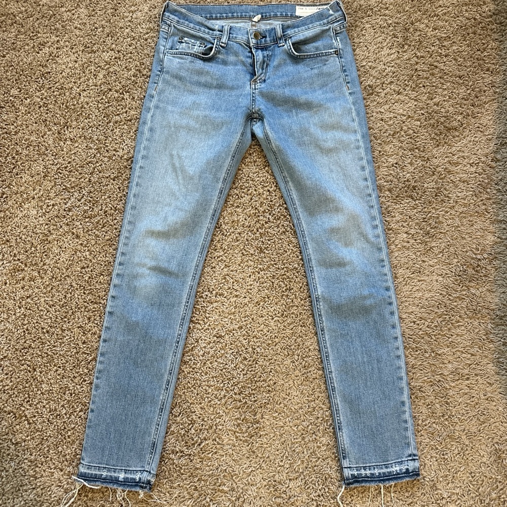 Rag & Bone Light Blue Skinny Jeans